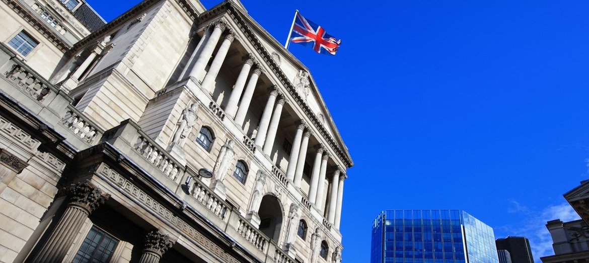 The Bank of England in London.